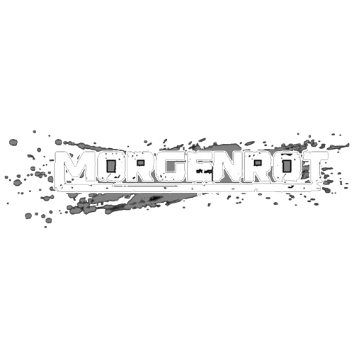 Logo der Band Morgenrot in Grautönen